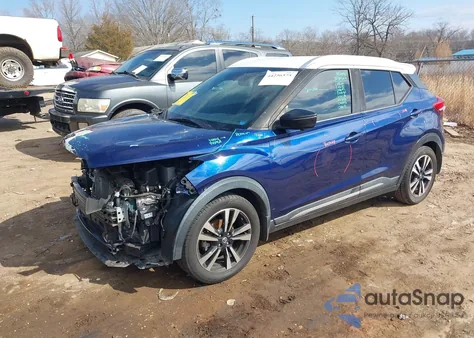 2019 Nissan Kicks Sr z USA, uszkodzony, nr VIN 3N1CP5CU1KL493510